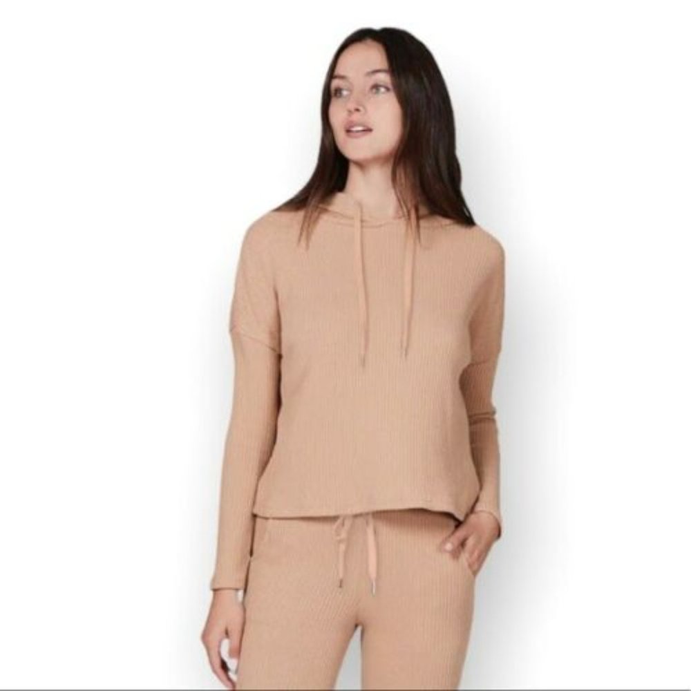 Lett Bari Hoodie In Camel,  Size XS